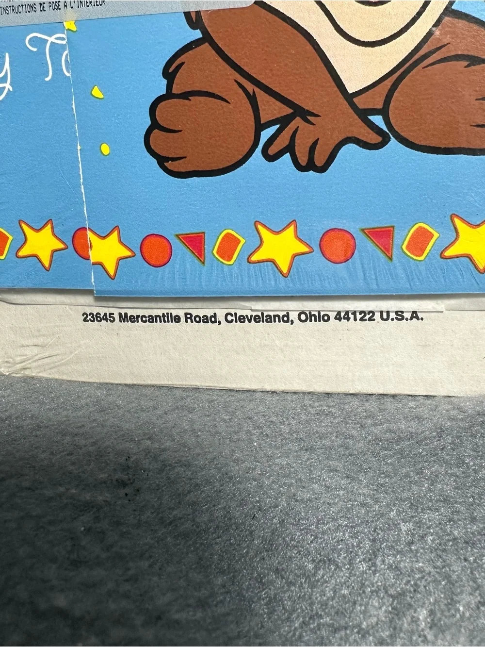 Looney Tunes Baby Taz Blue Self-Adhesive Border by Imperial